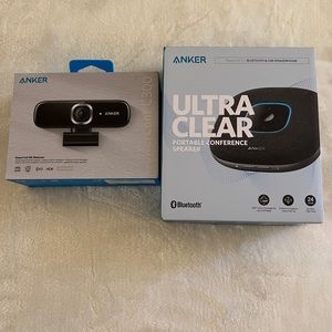 Anker bundle- Webcam PowerConf C300
and 
PowerConf S3 Bluetooth Speakerphone